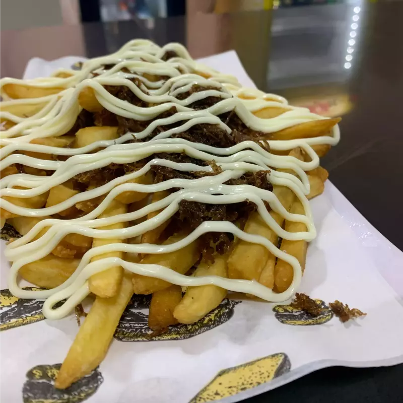 Batata Carne do Sol com Catupiry