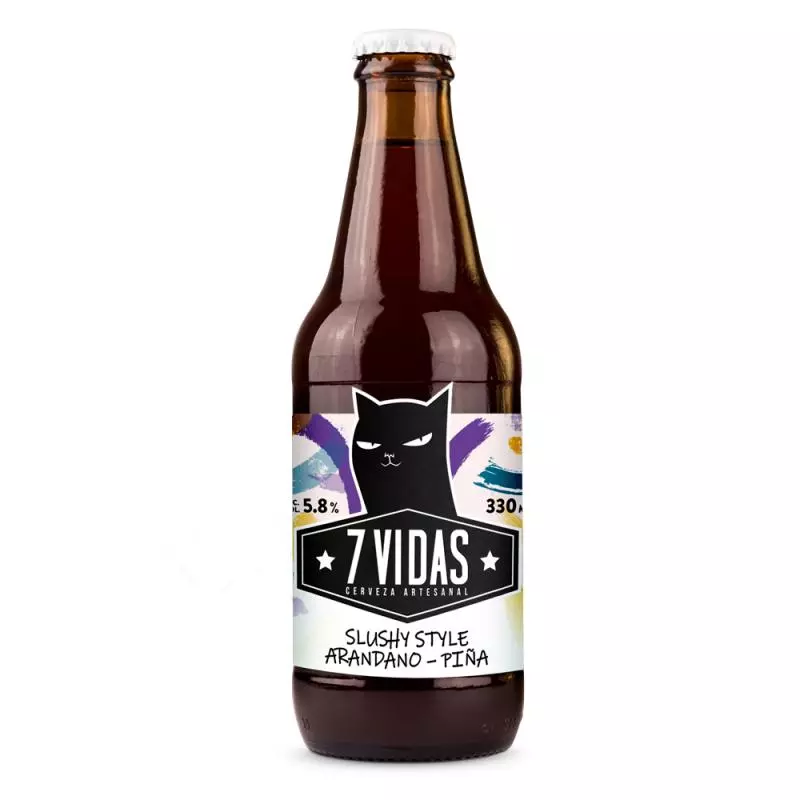 Slushy Style Fresa y durazno - 7 vidas