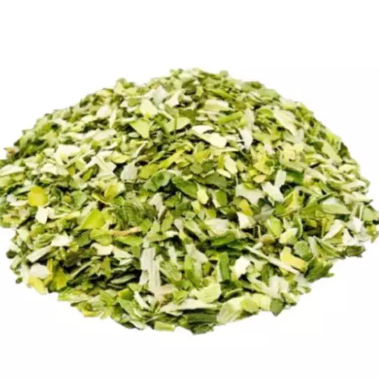 Alho poró desidratado