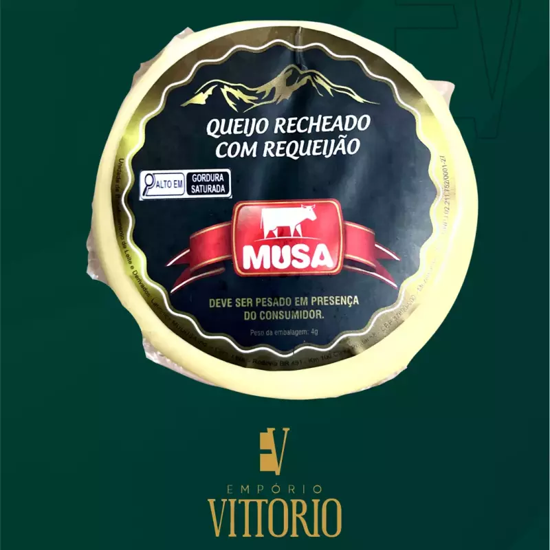 Queijo Recheado com Requeijão - Musa