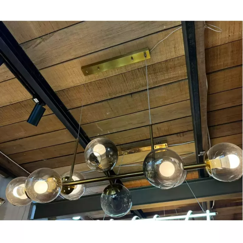 LÁMPARA REF 9680-8G DORADA