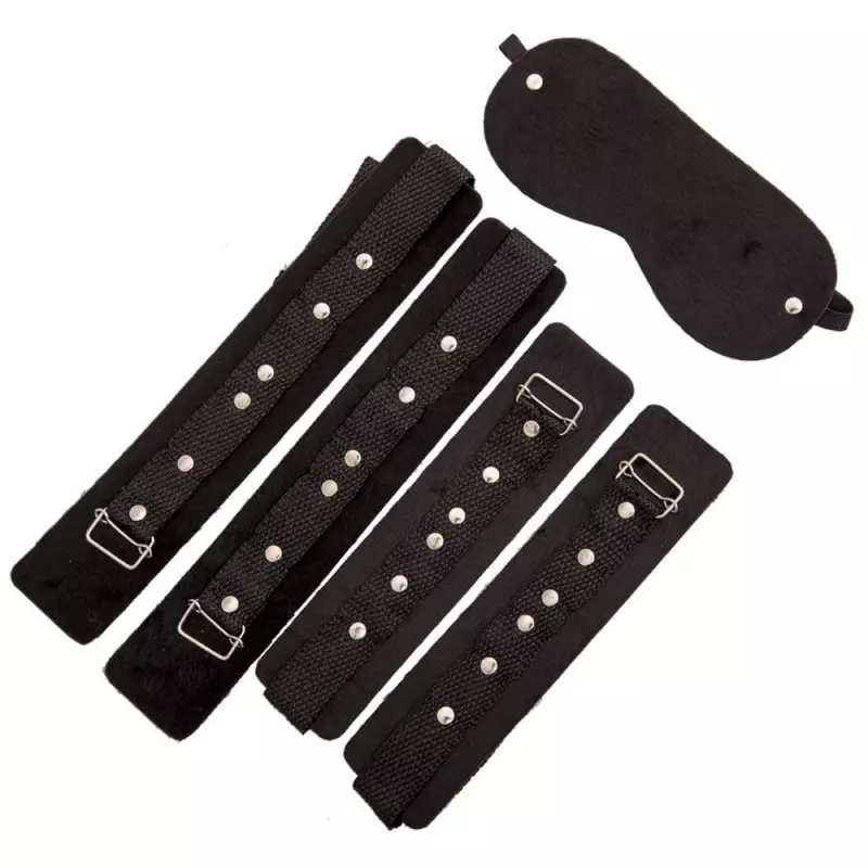 908 - Kit Bondage Em Pelúcia