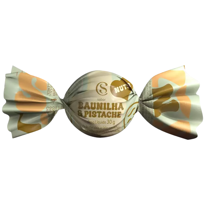 Trufa Pistache e Baunilha 30g