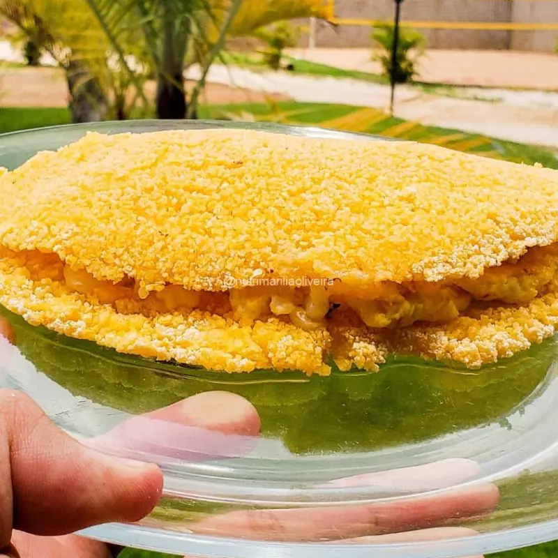 Tapioca com Recheio de frango