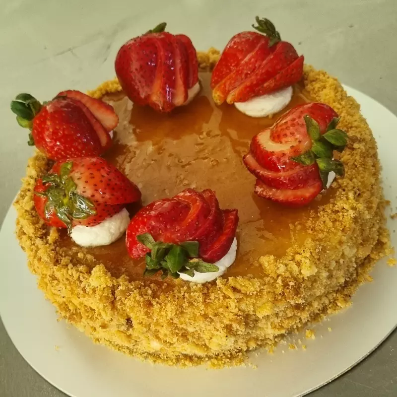 NY Cheesecake con Fresas Med