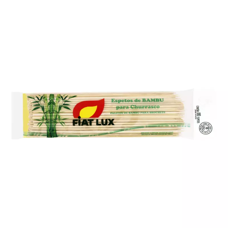 Espetos de Bambu Fiat Lux 100UN