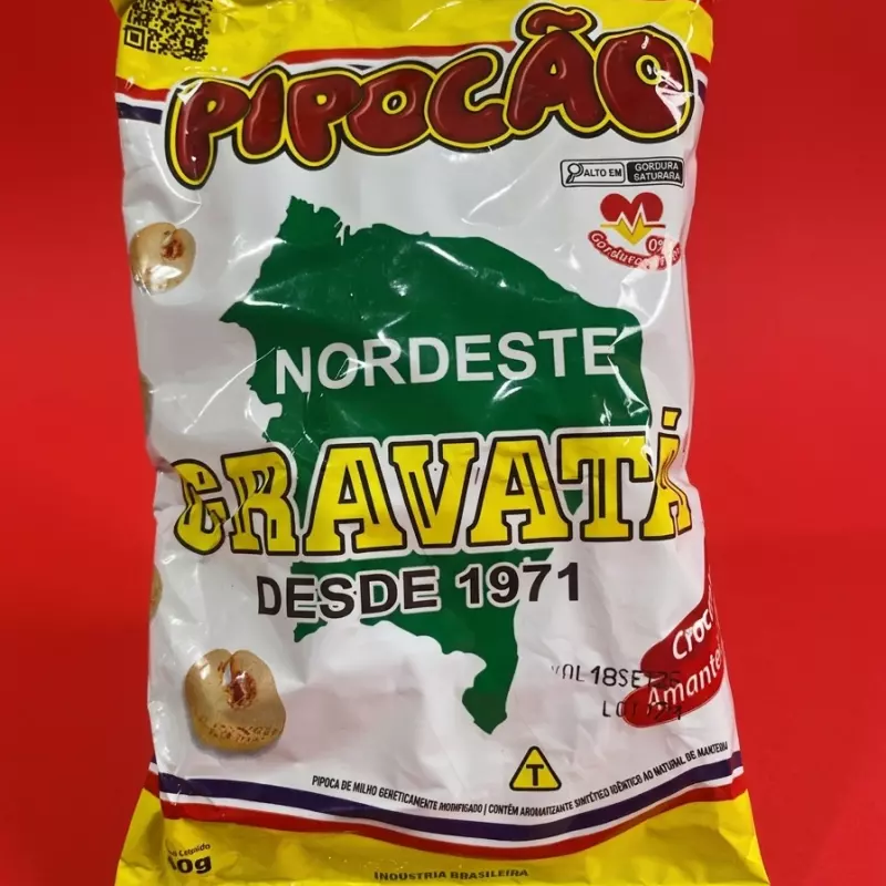 PIPOCA GRAVATÁ SALGADA 40G