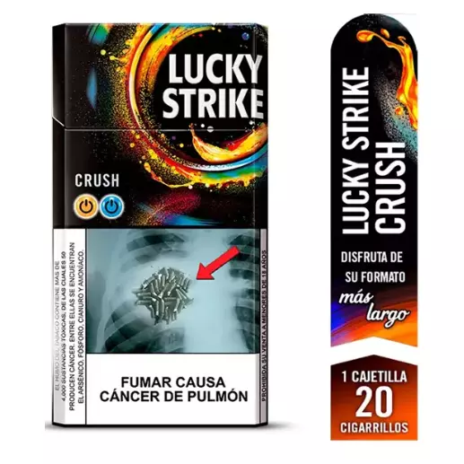 LUCKY STRIKE NARANJA CAJETILLA 20UNI
