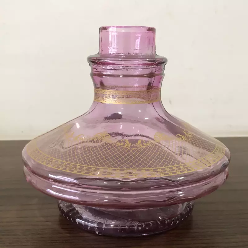 Vaso Aladim rosa decorado