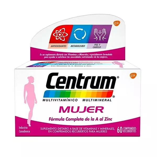 Centrum Multivitam Mujer x 60 Comp.