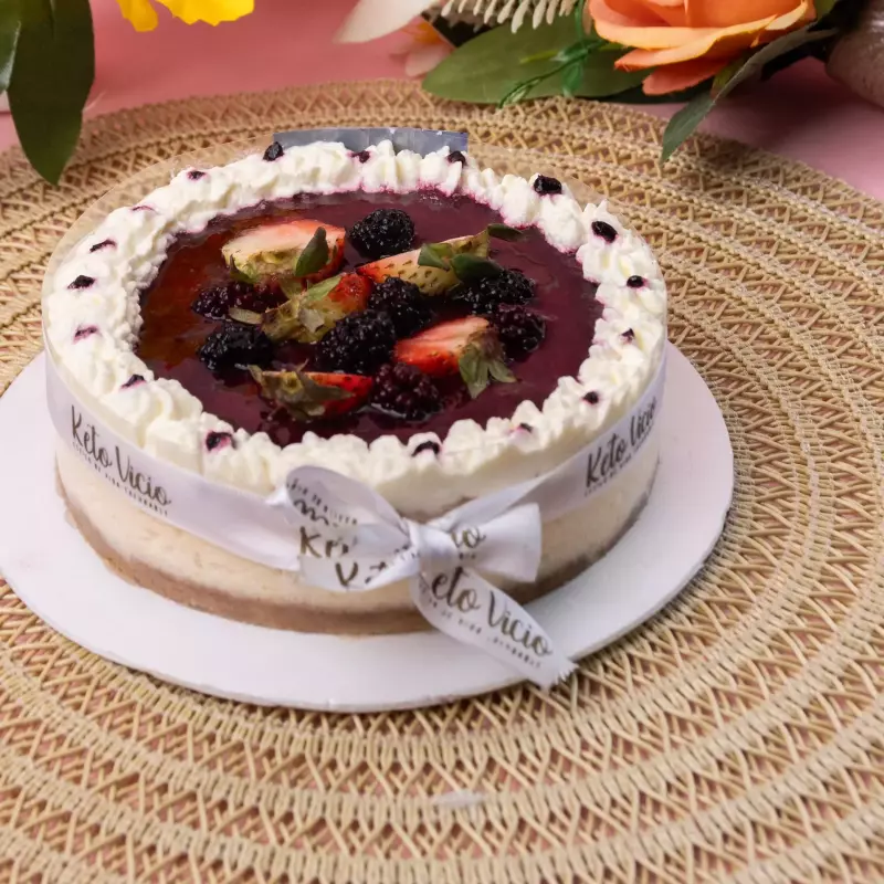 Cheesecake de frutos rojos