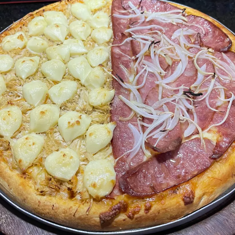 Calabresa e Frango Catupiry