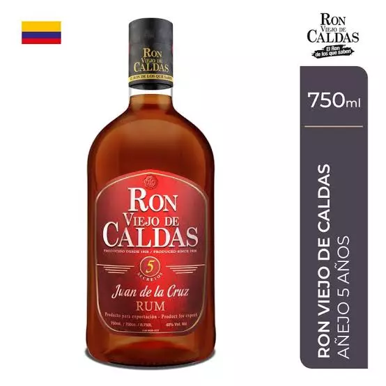 RON VIEJO DE CALDAS 5 AÑOS 750 ml