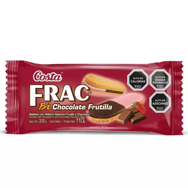 FRAN CHOCOLATE FRUTILLA 110G COSTA