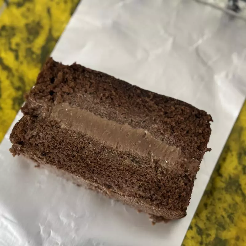 Bolo gelado de brigadeiro