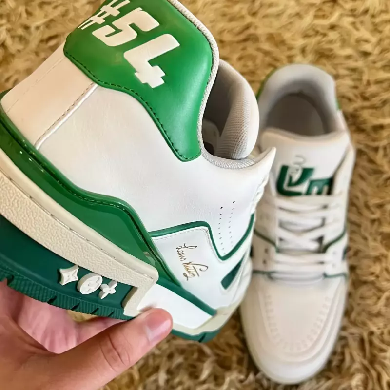 TENIS LV TRAINER WHITE GREEN