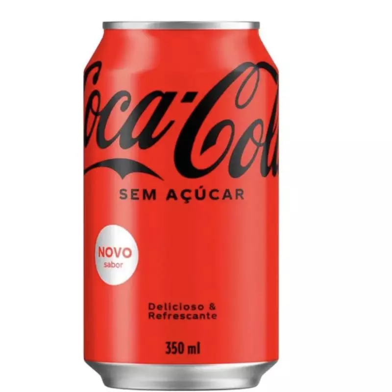 Coca lata sem açúcar 350ml