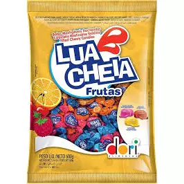BALA DORI LUA CHEIA FRUTAS 600G