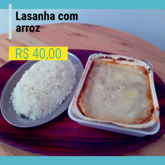 LASANHA COM ARROZ