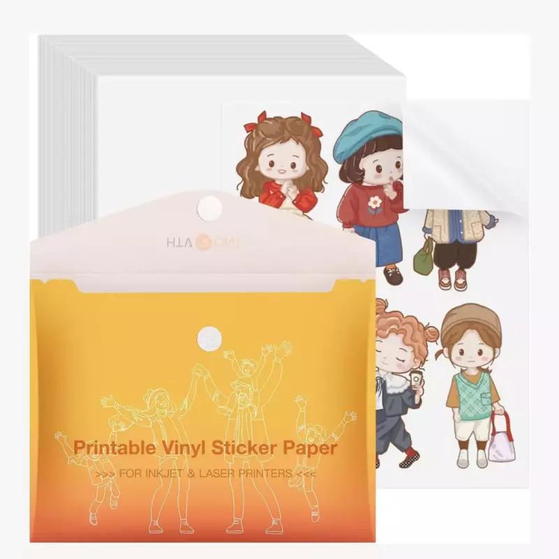 VINIL IMPRIMIBLE BLANCO PACKx5