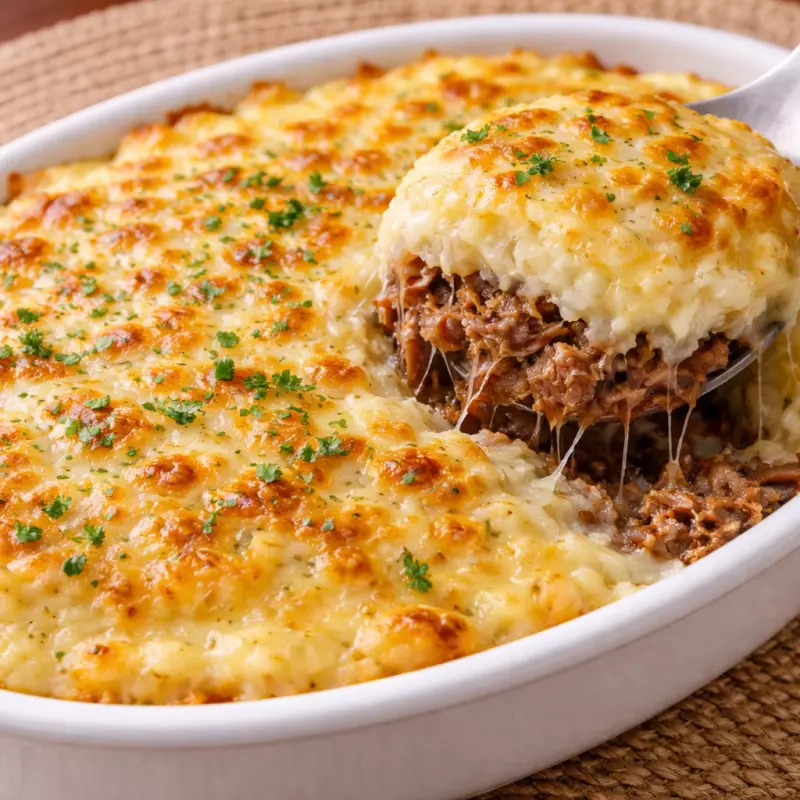 Prato 4- Escondidinho de mandioca