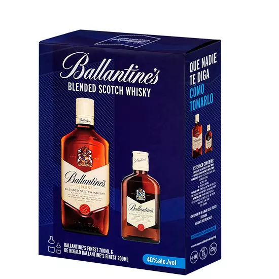 BALLANTINE 750 ML + 200 ML