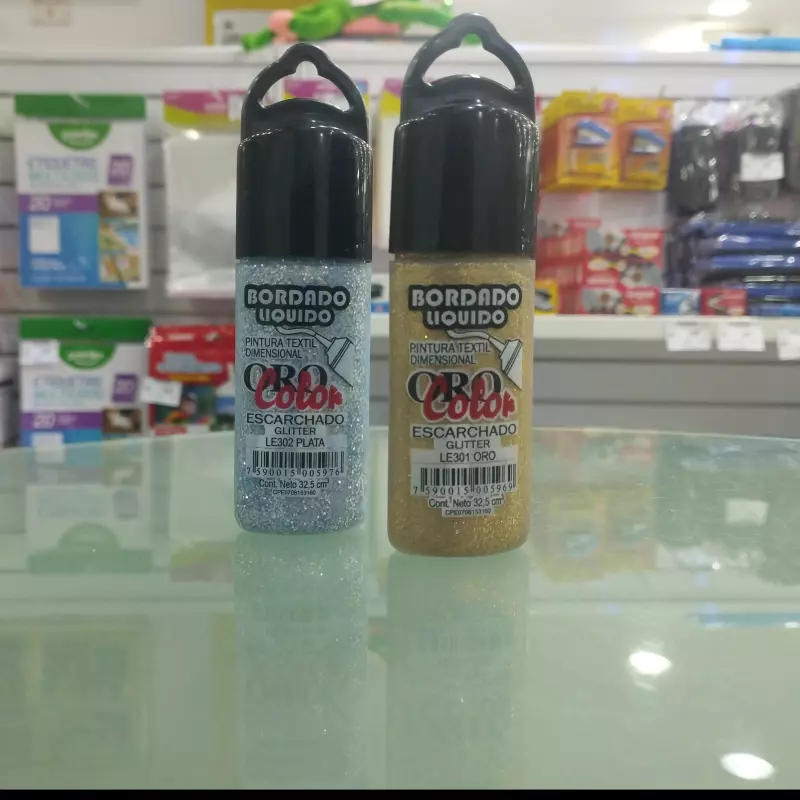 Bordado liquido escarchado