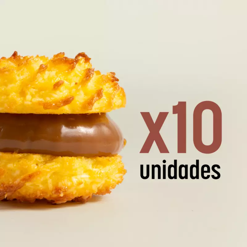 Pack Alfajores de Coco x10 unidades