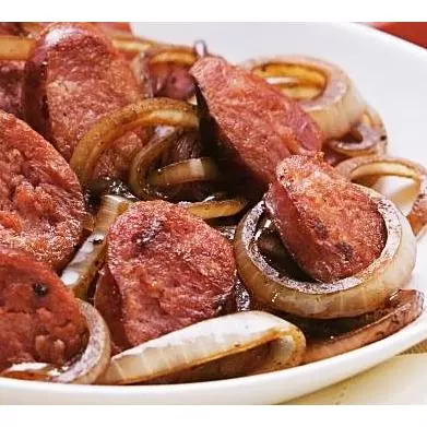 Porção Calabresa Acebolada