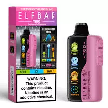 ELFBAR TRIO 40K Sour Straw.Dragon Fr