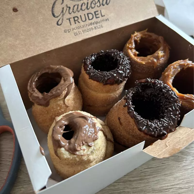 Caixa 3 - 6 mini trudels