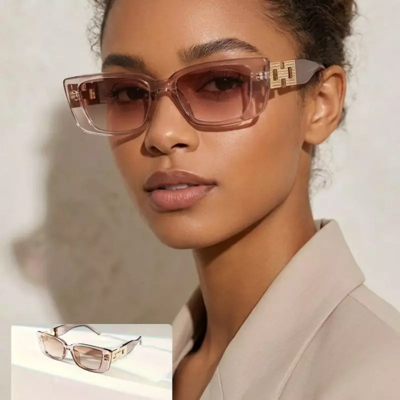 Gafas Nude con Eslabón Dorado🌟