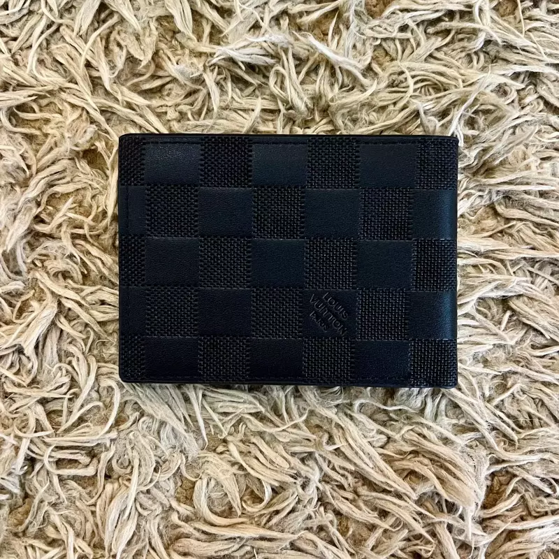 BILLETERA LOUIS VUITTON BLACK CUADRO