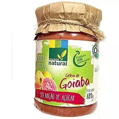 Geleia goiaba sem adição açúcar 180g