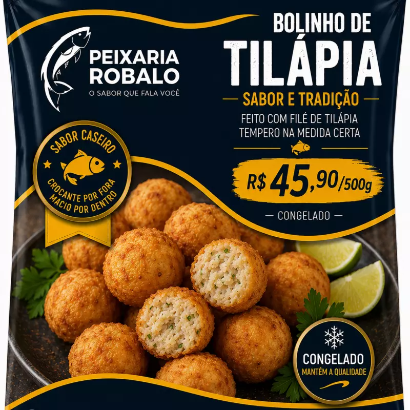 Bolinho de Tilápia