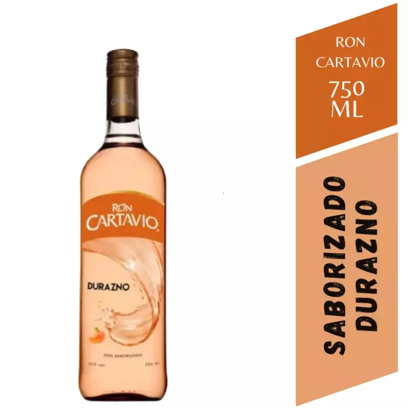 Ron Cartavio Durazno - 750 Ml