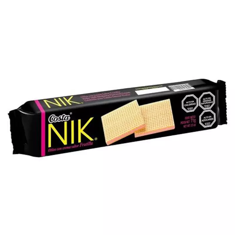 Galleta Nik Frutilla Costa 71 grs