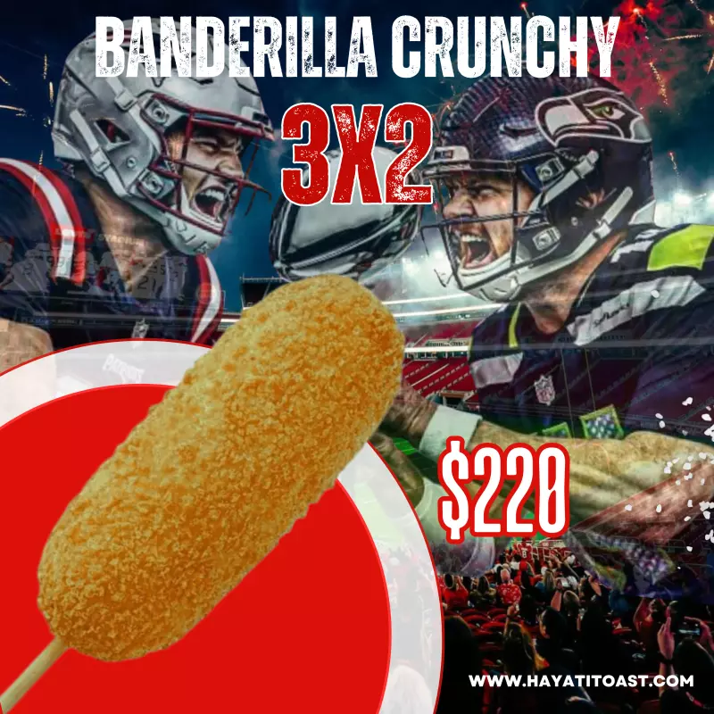 Banderilla Crunchy Entera 3X2