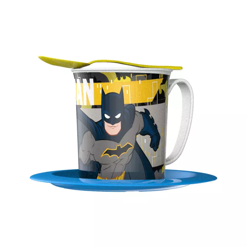 Set Taza, plato + cuchara de regalo