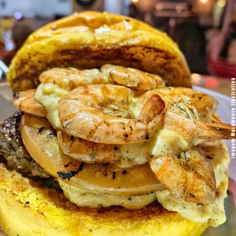 Hambúrguer de Camarão