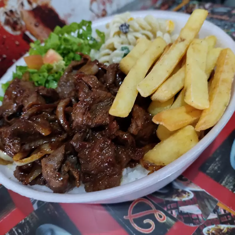 Bife de Fígado C/Fritas 🍟