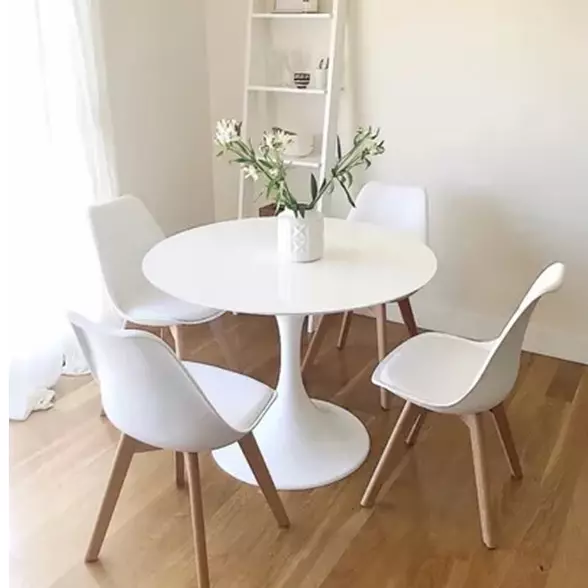 Mesa Tulip 90cm+ 4 sillas tulip