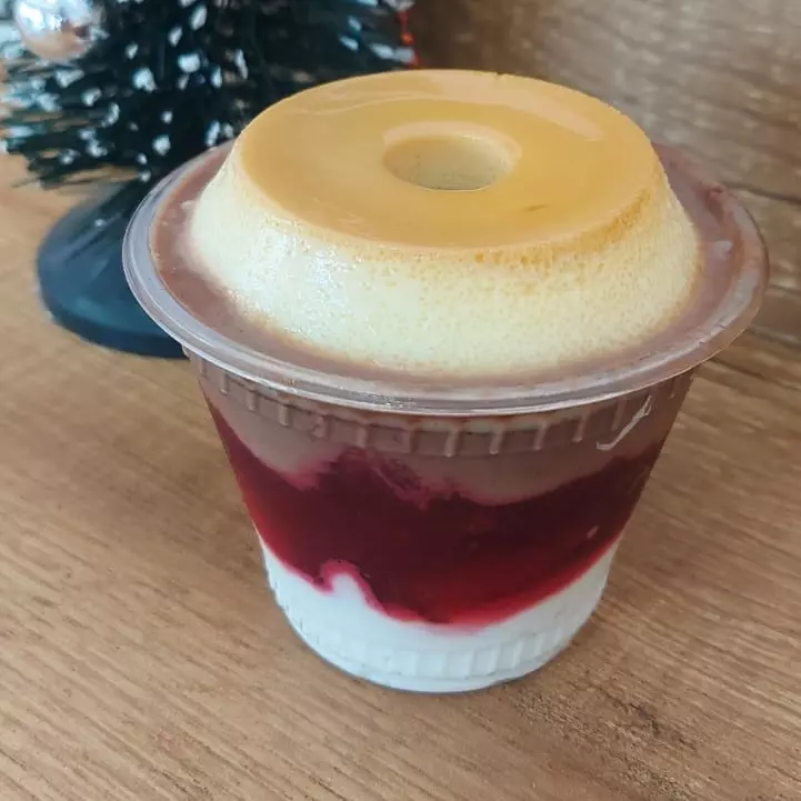 Copudim Geleia De Morango