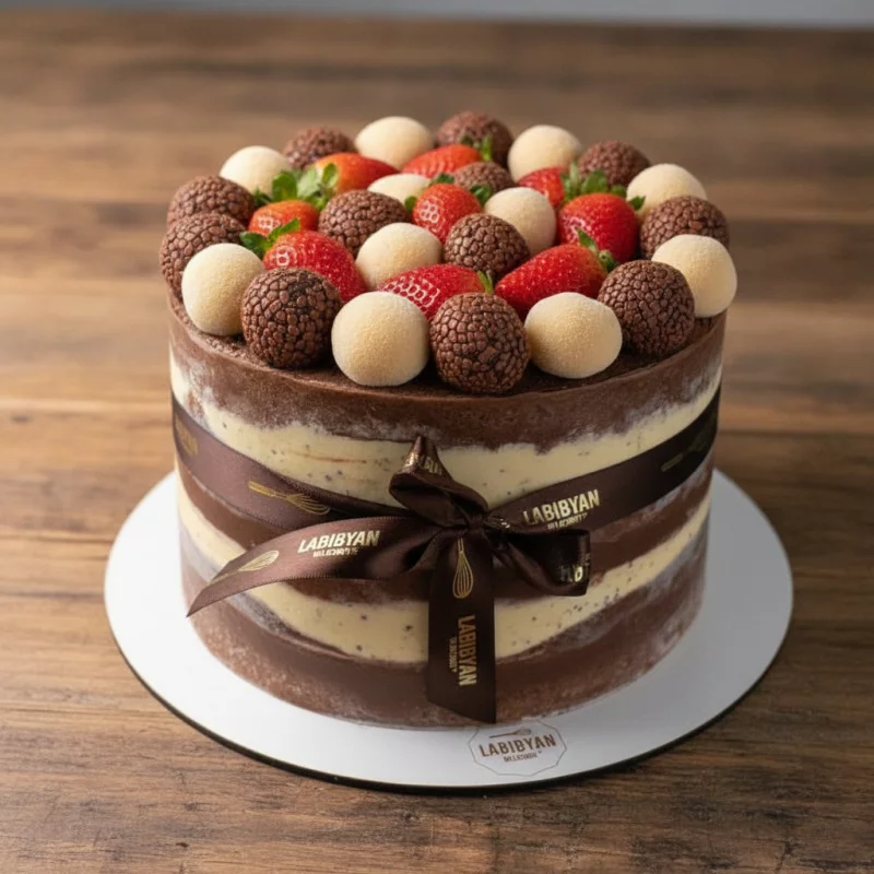 Bolo Maracuja com chocolate