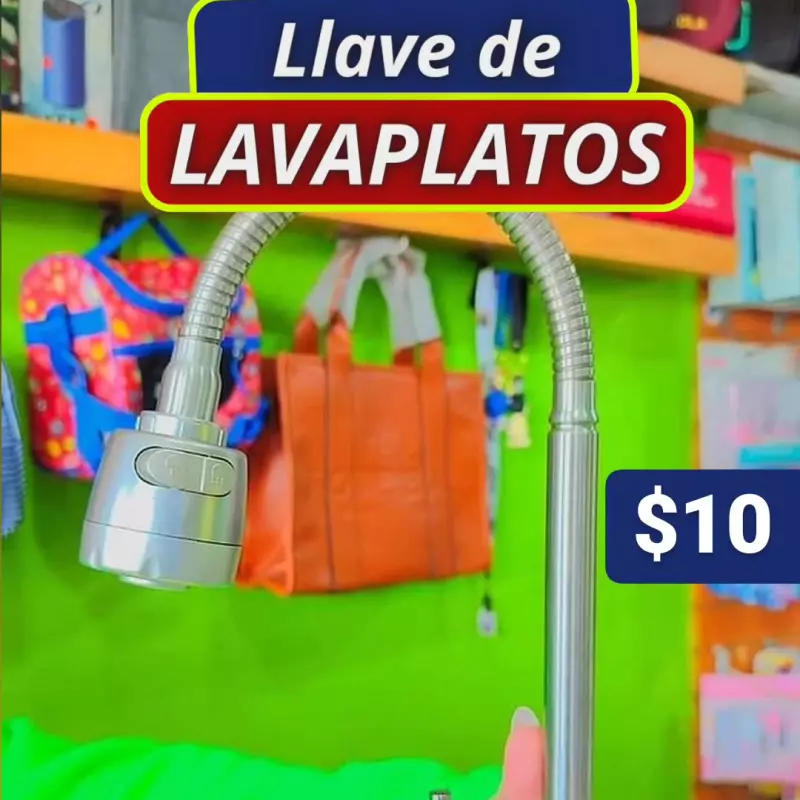 Llave de lavaplatos. Un pomo