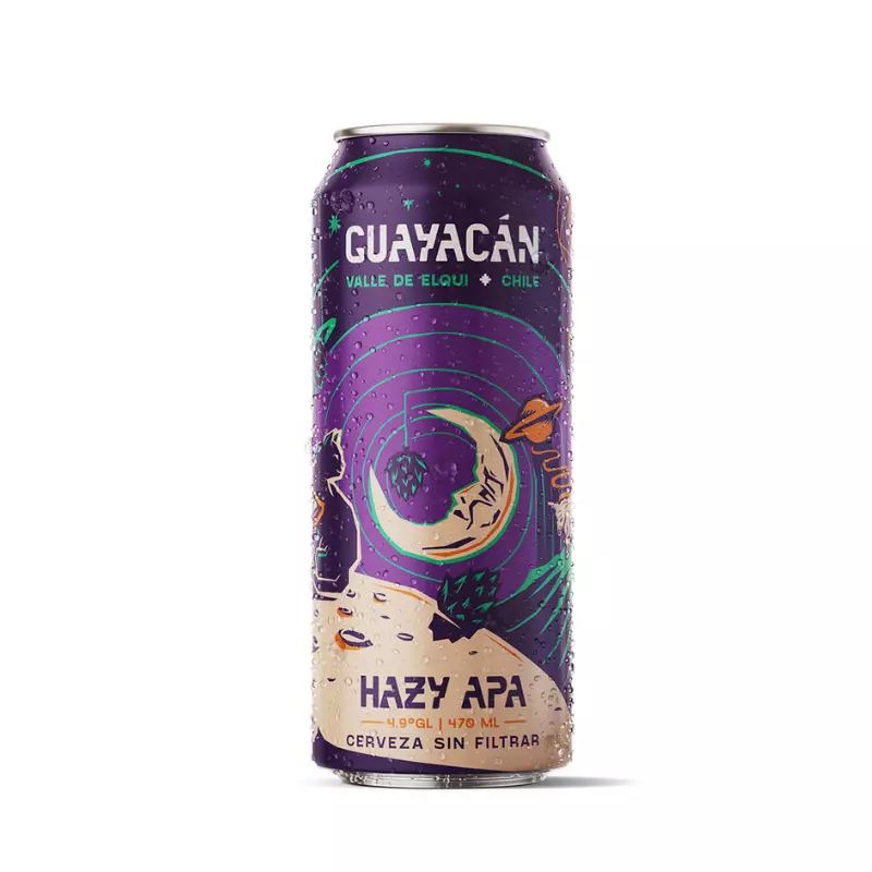 Cerveza Guayacan Hazy Apa Lata 4.9º