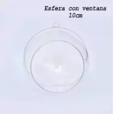 docena esfera acrilica hueco 10cm