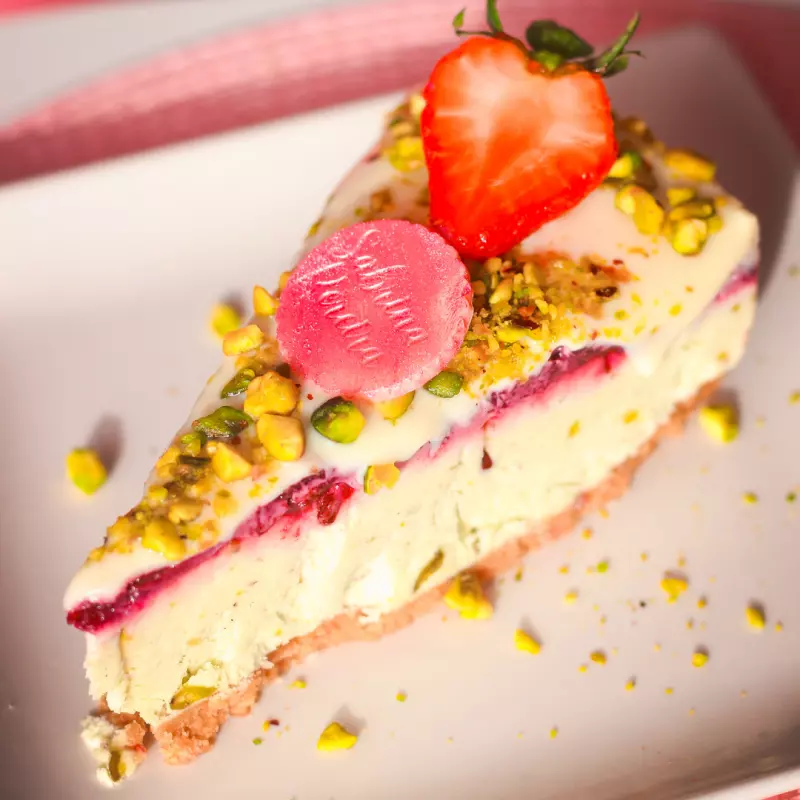 Fatia de Torta de Pistachio