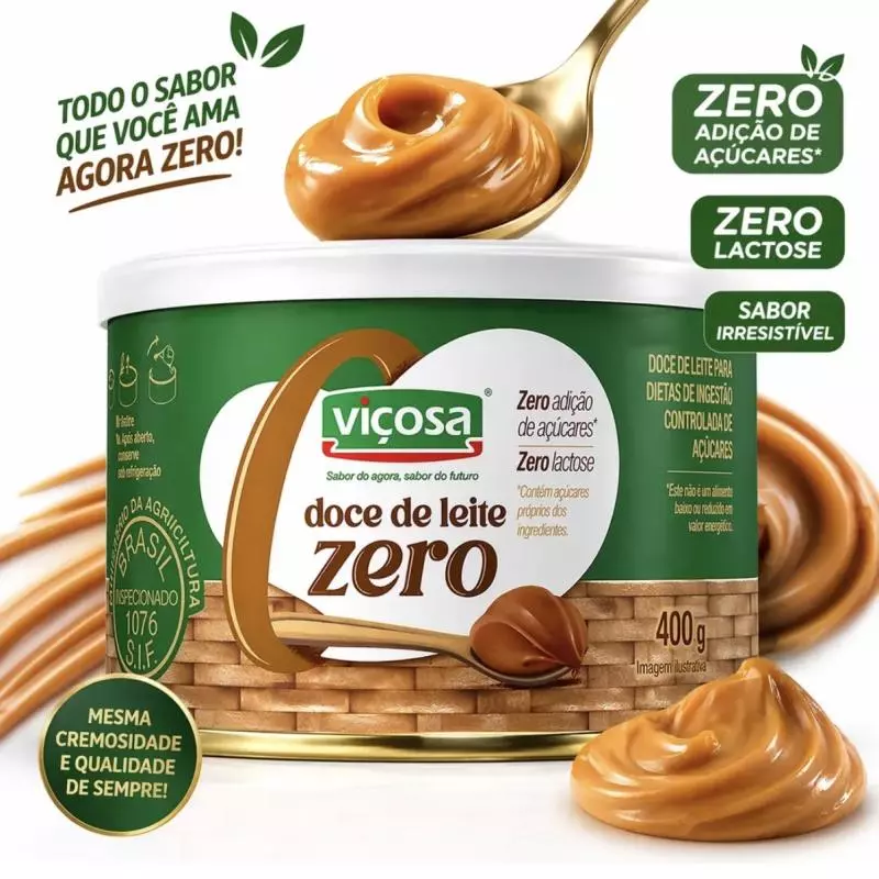 Viçosa zero açúcar zero lactose