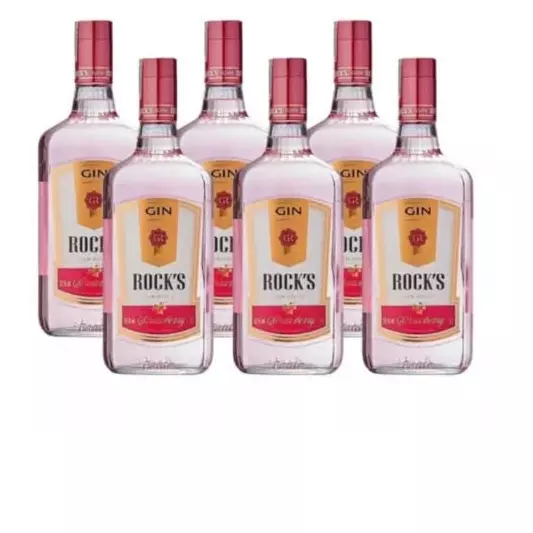 GIN ROCKS DOCE 1 LITRO CAIXA  6/ UN